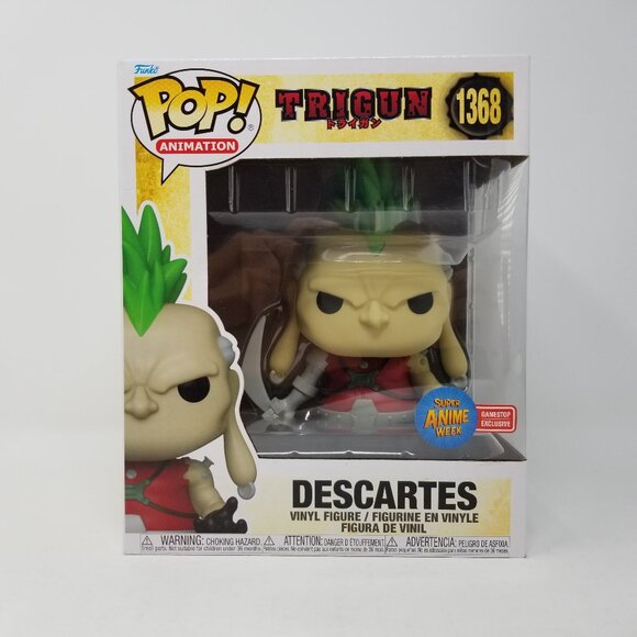 Funko Pop Animation Trigun 1368 Descartes Gamestop Exclusive Unopened Box Large - Picture 1 of 6